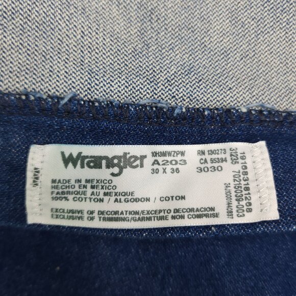 Wrangler Cowboy Cut Original Fit Jeans 30x36 Pro Rodeo Style 100% Cotton Denim - Picture 5 of 10